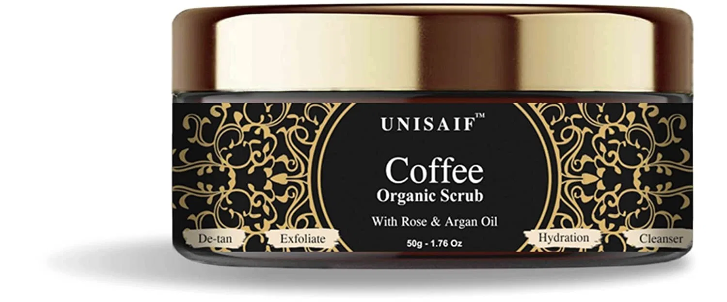 Скраб для тела Coffee Organic Scrub Unisaif, 50 г, Rose