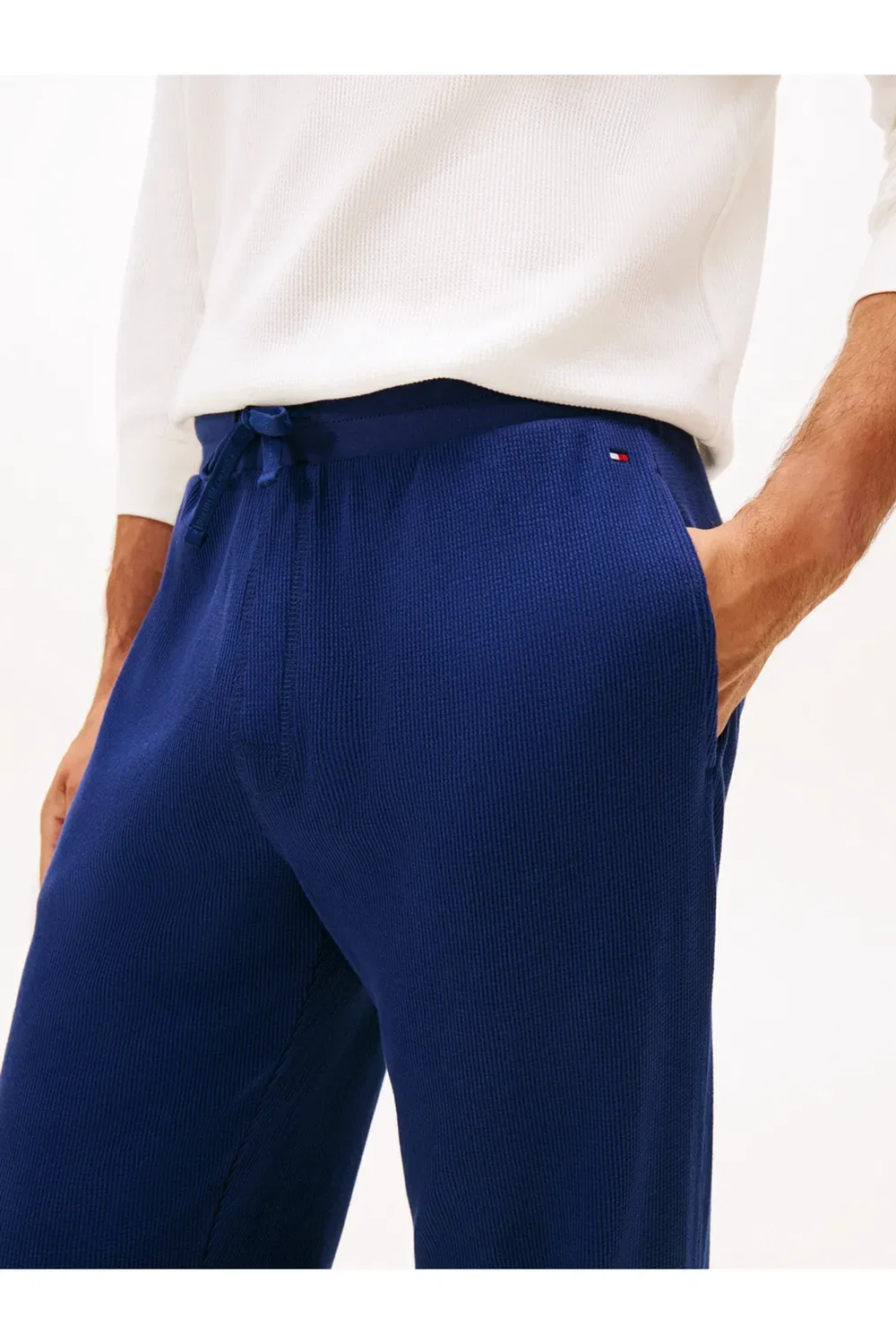 Штаны вафельные Essentials Tommy Hilfiger, Navy — фото 2