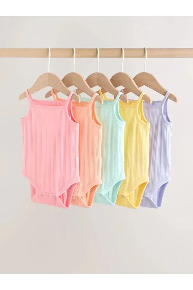Детский комплект боди для девочек хлопковый Next Baby, Multicolor