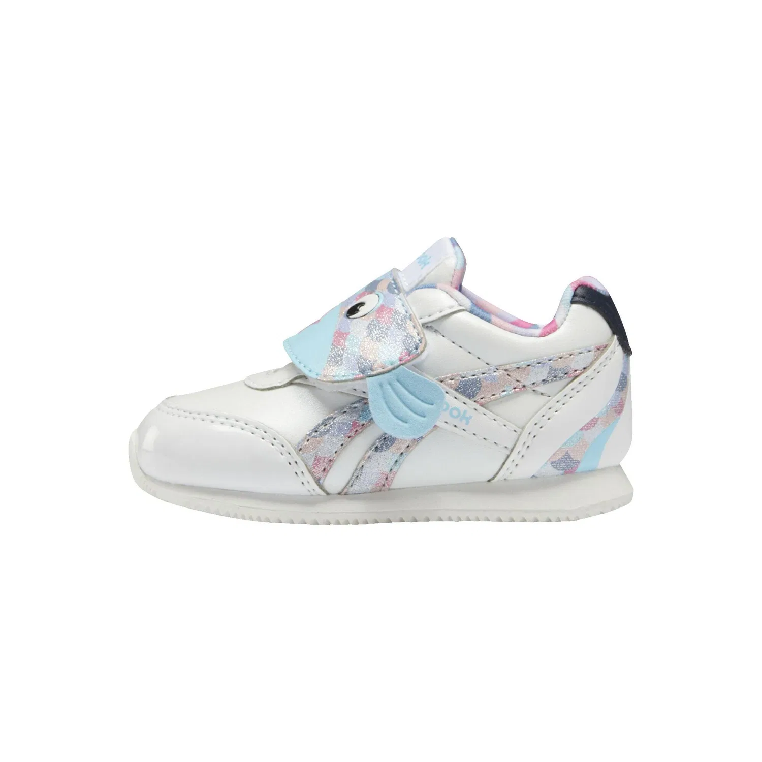 Детские кроссовки для девочек Royal Classic Jogger 2 Shoes Reebok, Weiss Blau Rosa — фото 2