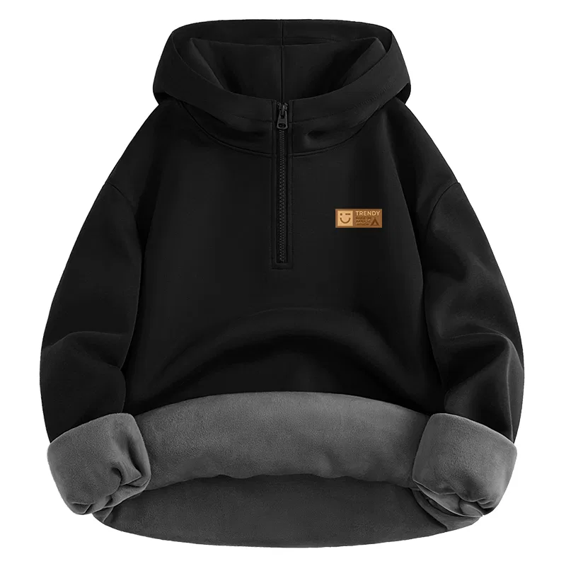 Детский свитшот с начесом MINISO, Black