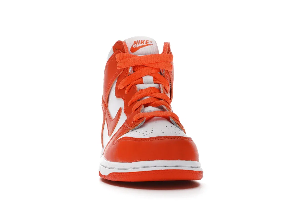 Детские кроссовки для дошкольников Nike Dunk High Nike, White/Orange Blaze — фото 2