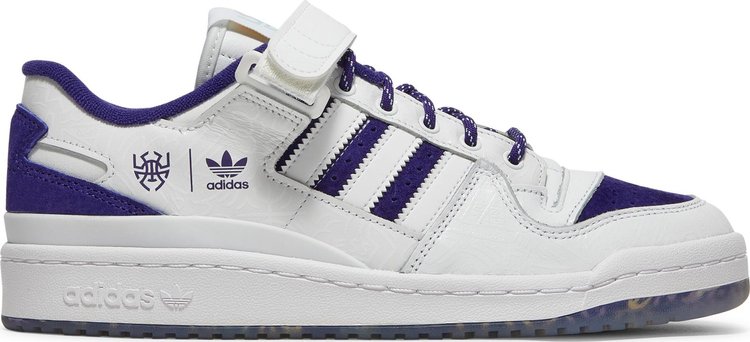 Кроссовки Adidas Donovan Mitchell x Forum Low 'Collegiate Purple', фиолетовый - фото