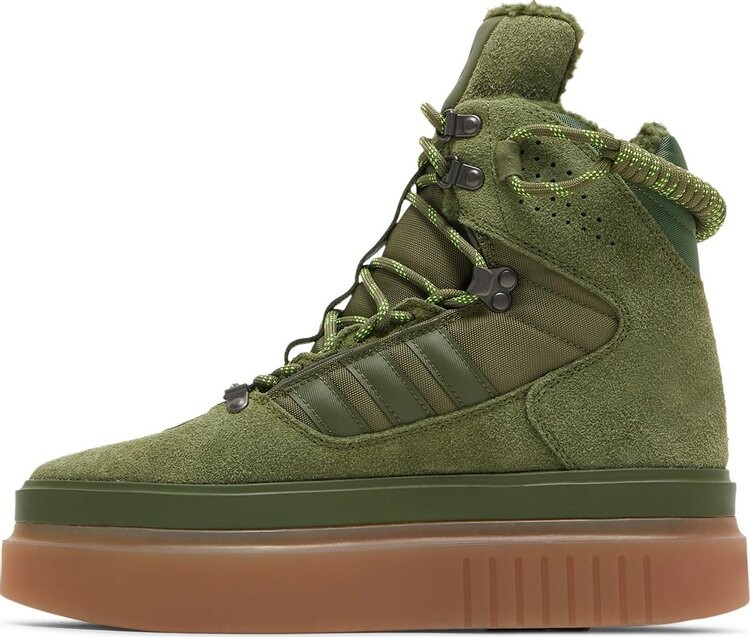 Ботинки Adidas Ivy Park x Wmns Super Sleek Boot 'Halls Of Ivy', зеленый — фото 4