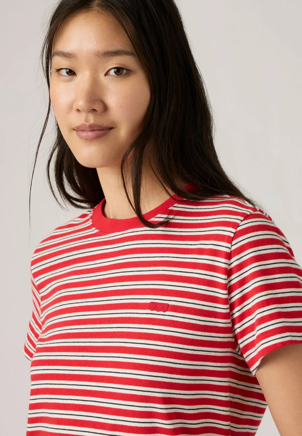 Простая футболка Levi'S, Golf Course Stripe B - Reds - — фото 3