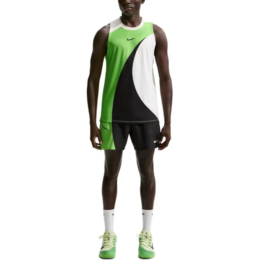 Мужской топ-безрукавка Dri-FIT Adv NikeCourt Slam, Green — фото 4