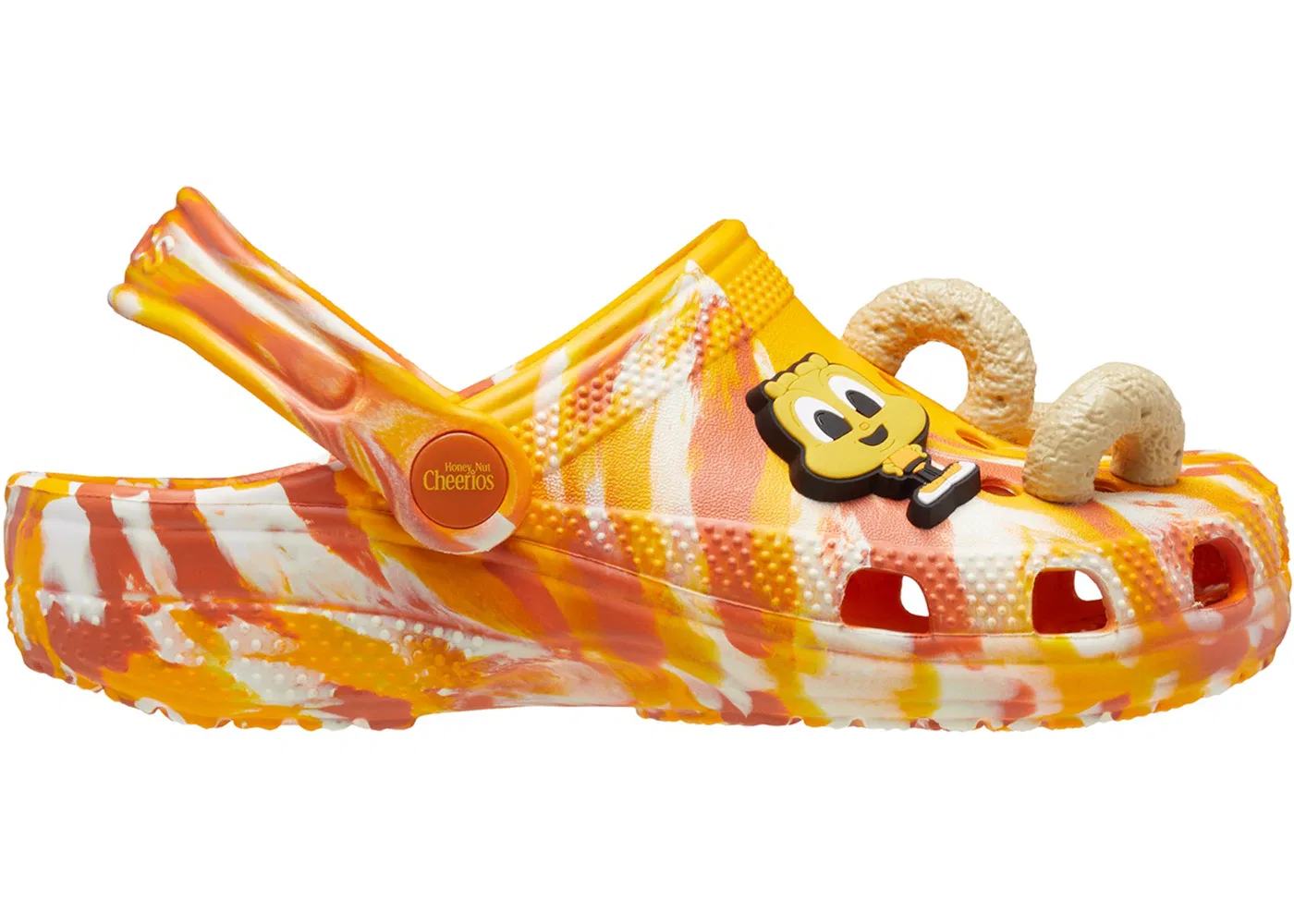 Детские сабо-клоги с принтом Crocs Classic Clog Crocs, Orange/White/Honey Nut
