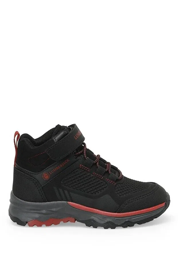 Детские ботинки для мальчиков непромокаемые Blanka hi 2pr black boy's outdoor boots Lumberjack, Black-Red — фото 2