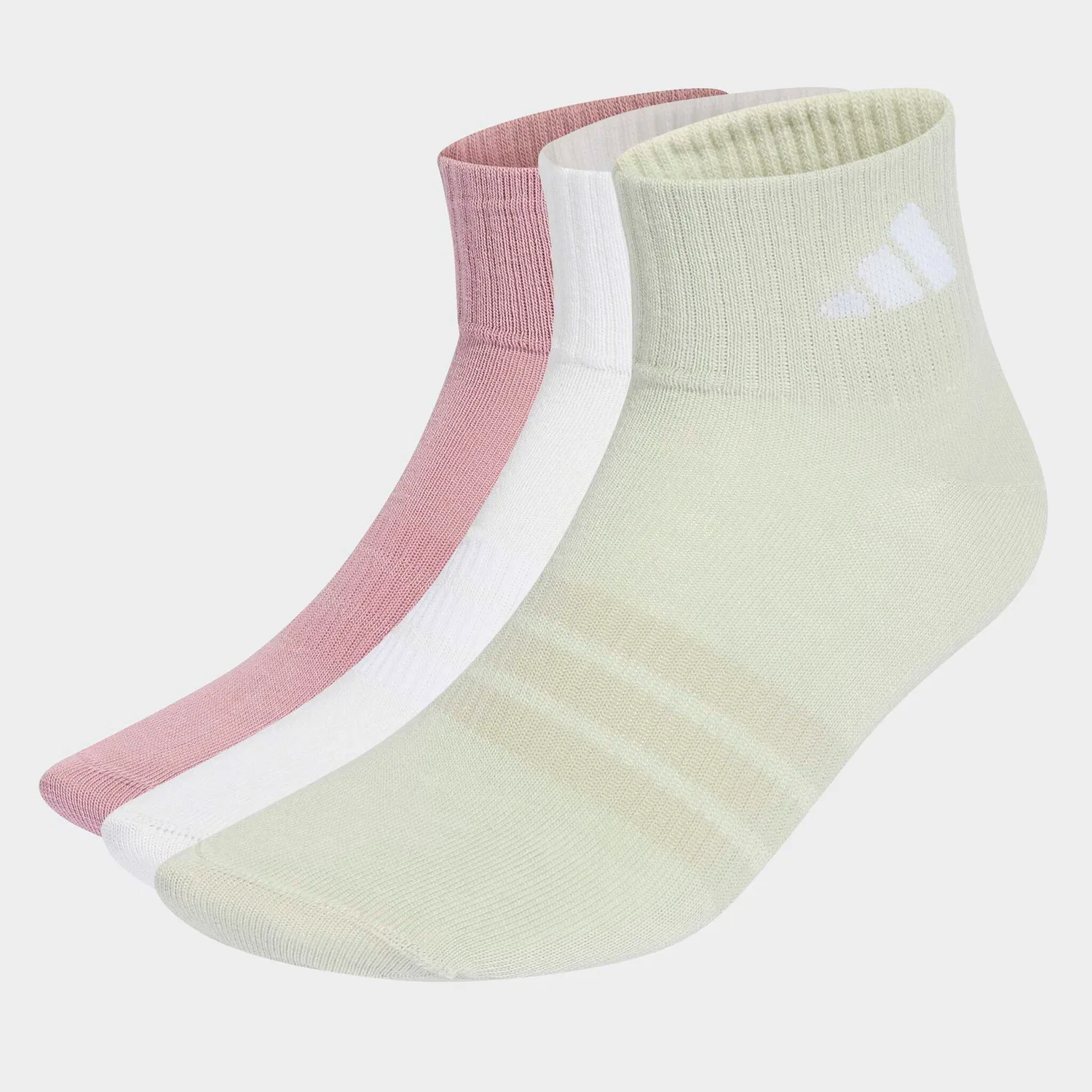 Женские спортивные носки с поддержкой свода стопы Adidas Performance, Magic Mauve/White/Halo Green/Grey Four