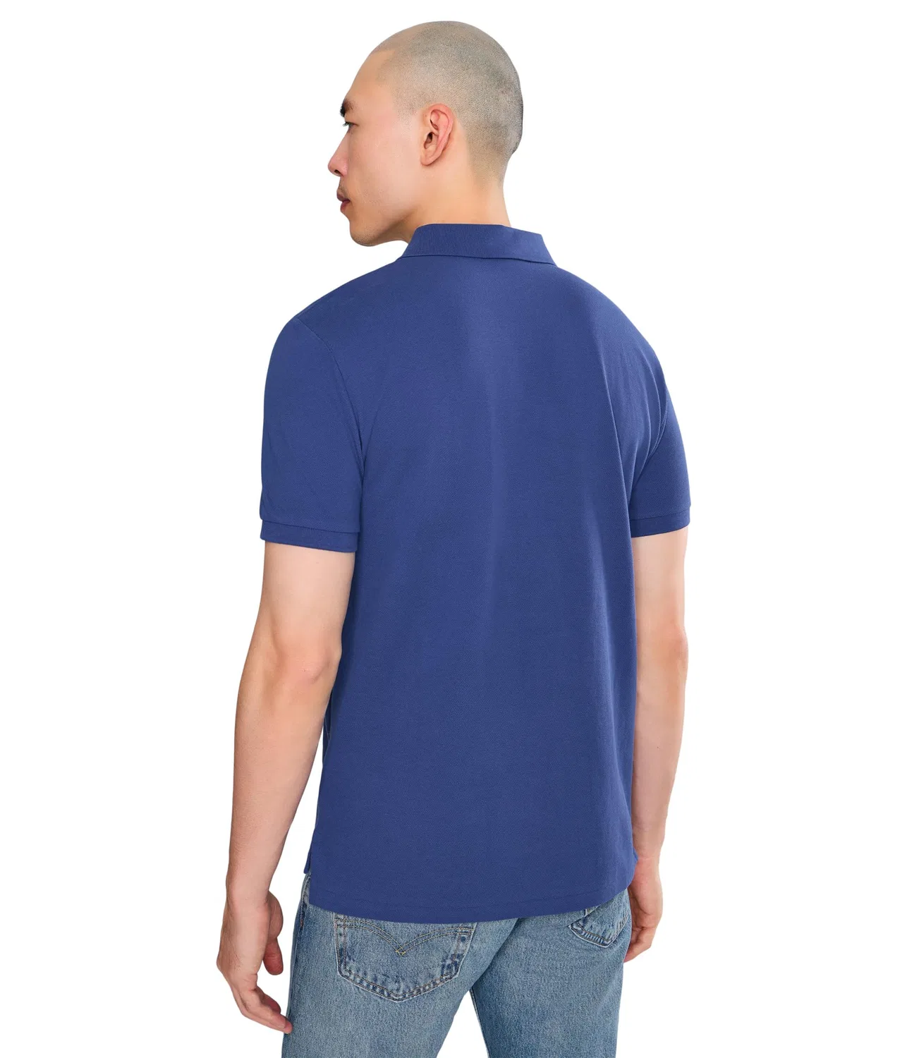 Поло-рубашка Big Pony из сетчатой ткани Polo Ralph Lauren, Blue Yacht/White — фото 4