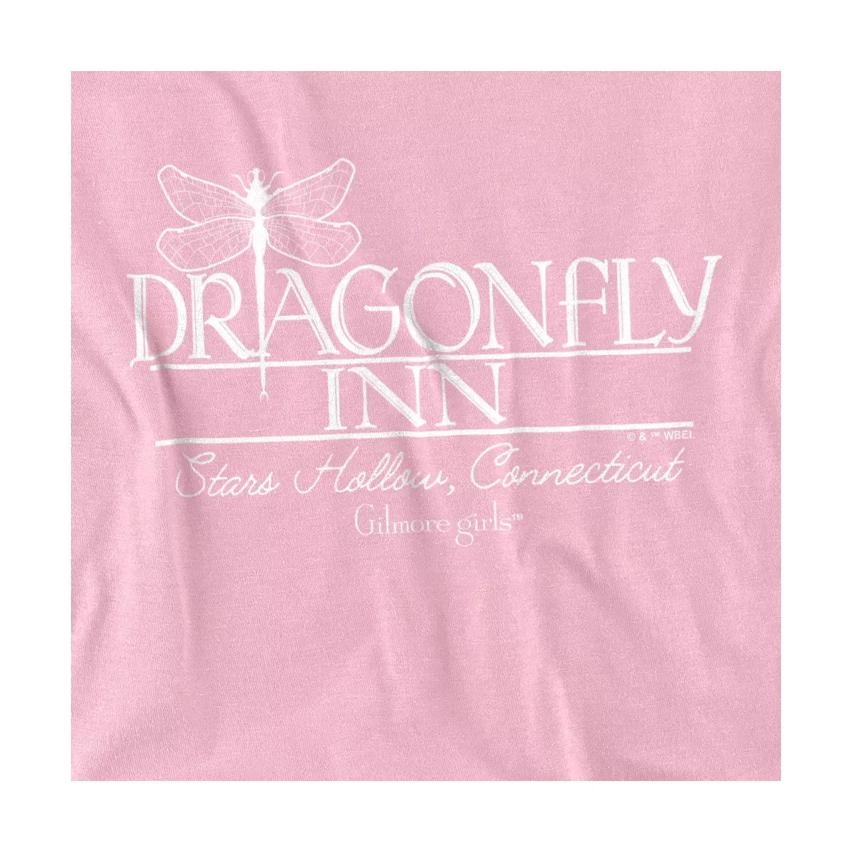 Детское боди с коротким рукавом Simple Dragonfly Inn Logo Gilmore Girls, Pink — фото 2