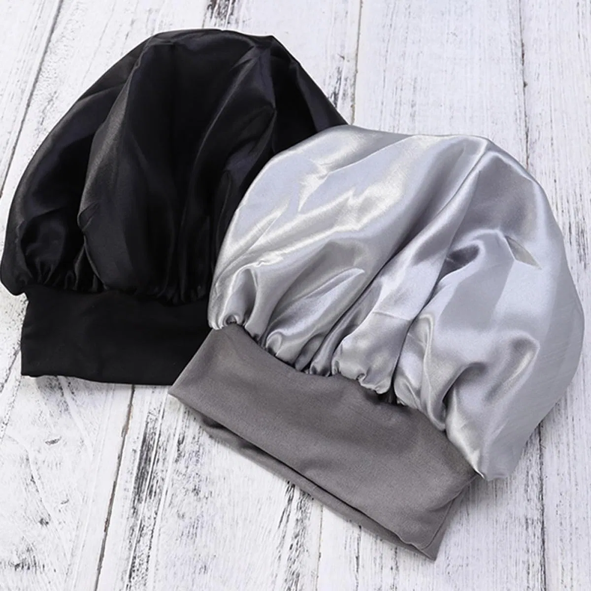 Шапочка для душа Satin, Amosfun, Silver — фото 3