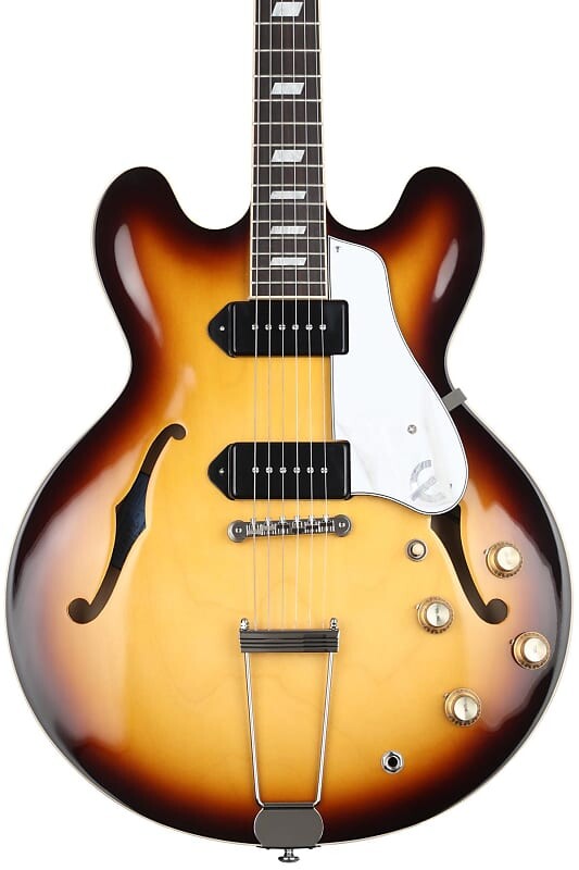 

Электрогитара Epiphone USA Casino с полым корпусом - Vintage Burst ESECA00VBNH1