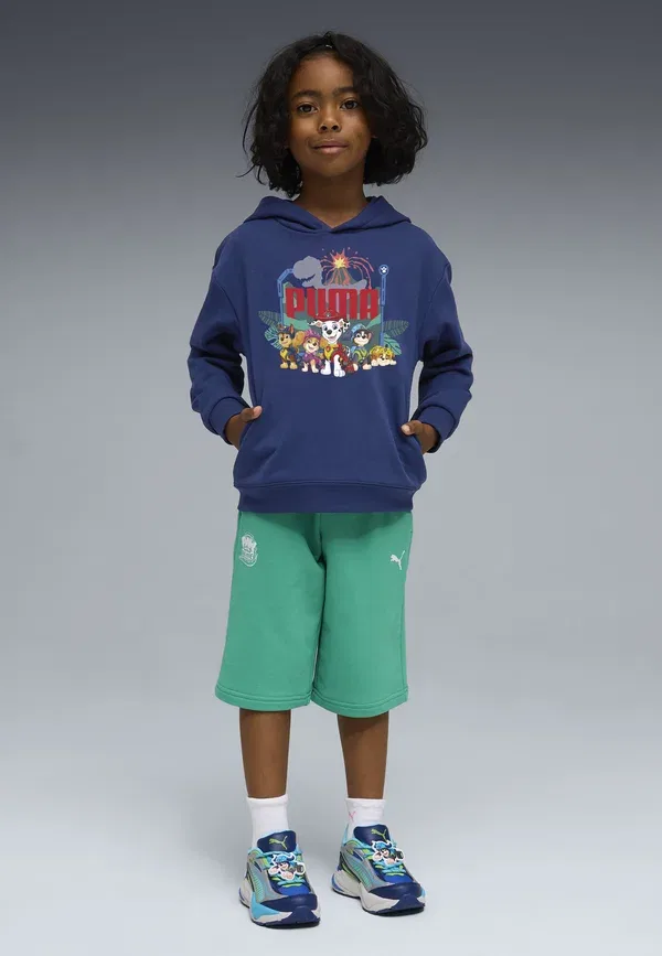 Худи с принтом Paw Patrol, модель Graphic Hoodie, Puma Jewel, синий — фото 3