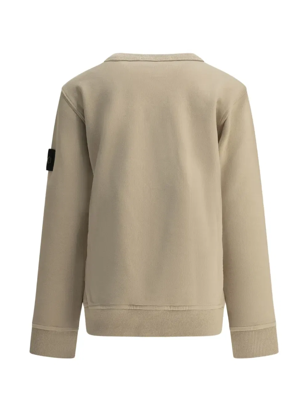 Толстовка с нашивкой-логотипом Stone Island Junior, бежевый — фото 2