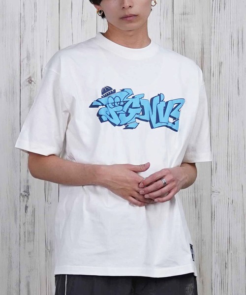 

Футболка с коротким рукавом, принт на передней части FORGET NEVER, Murasaki Sports, белый