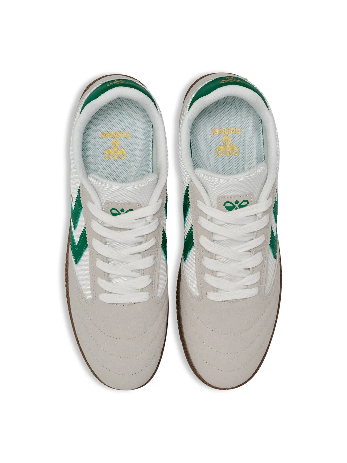 Кроссовки низкие Hummel WHITE/GREEN — фото 3