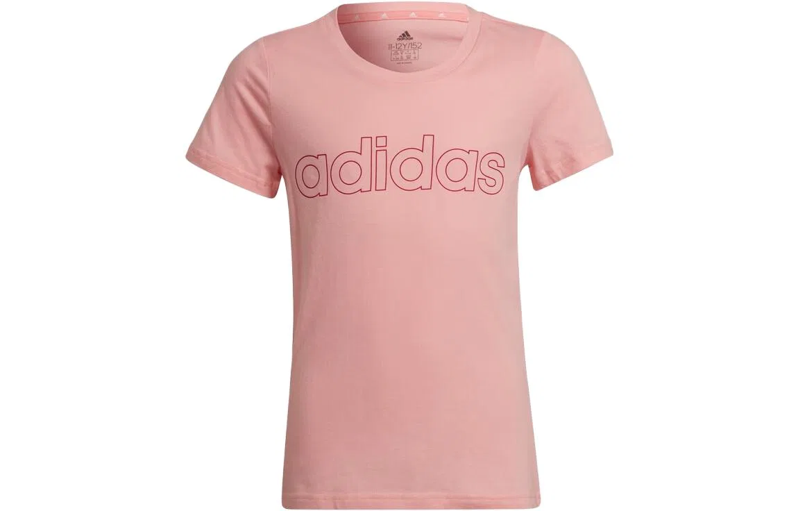 Детская футболка с принтом Honor Pink Adidas, Honor Pink