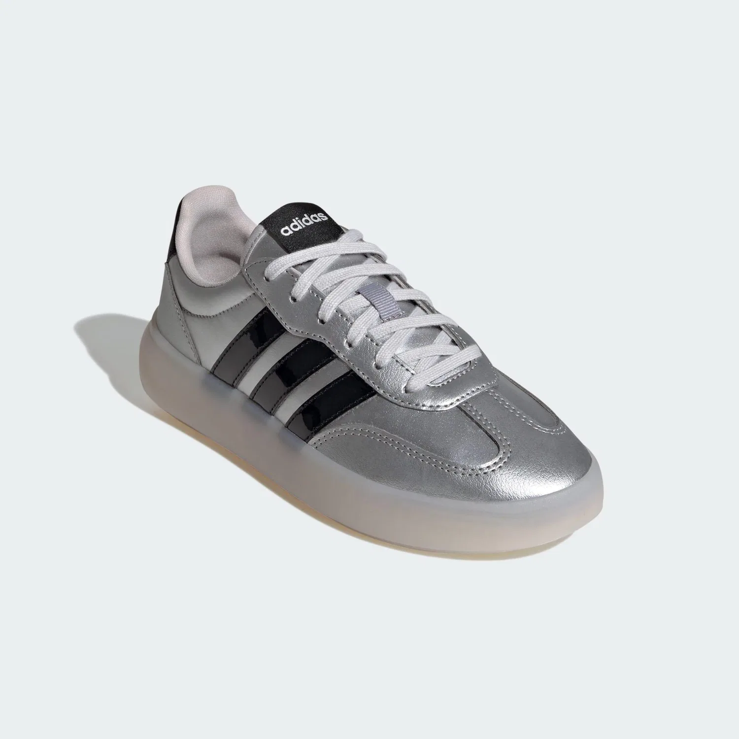 Детские кроссовки с принтом Barreda Decode Adidas, Silber Schwarz Weiss — фото 4