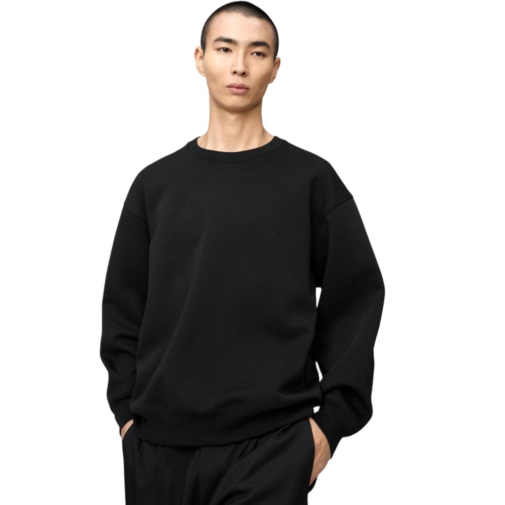 Свитшот Uniqlo Oversized Unisex, 09 черный