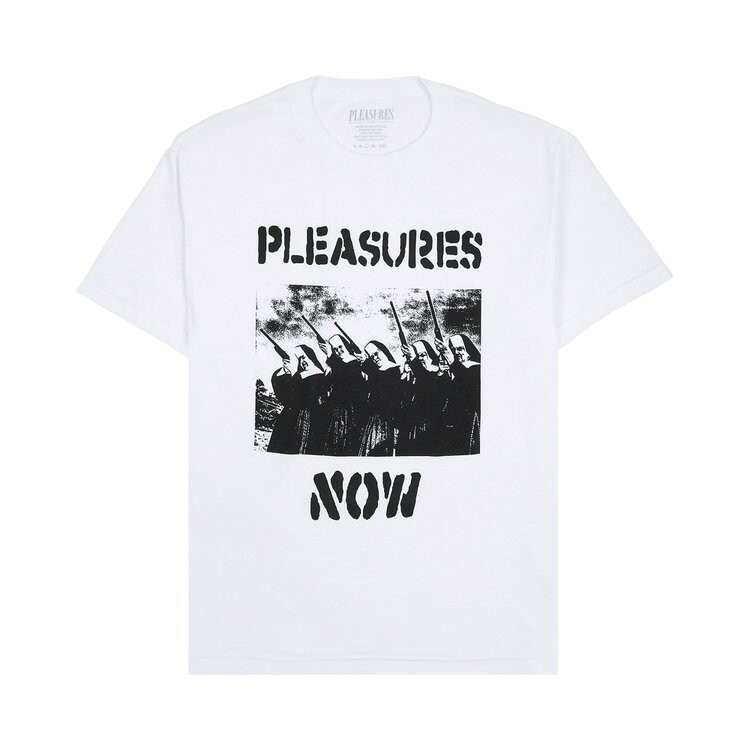 

Футболка Pleasures Nuns T-Shirt 'White', белый