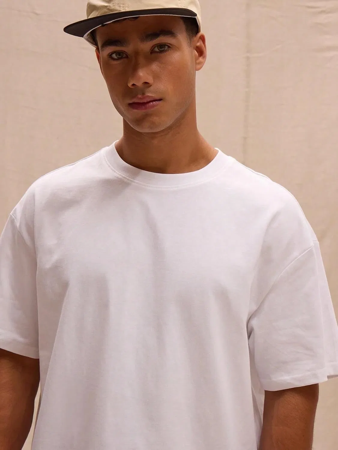 Мужская футболка свободного кроя Short Sleeve, White — фото 4