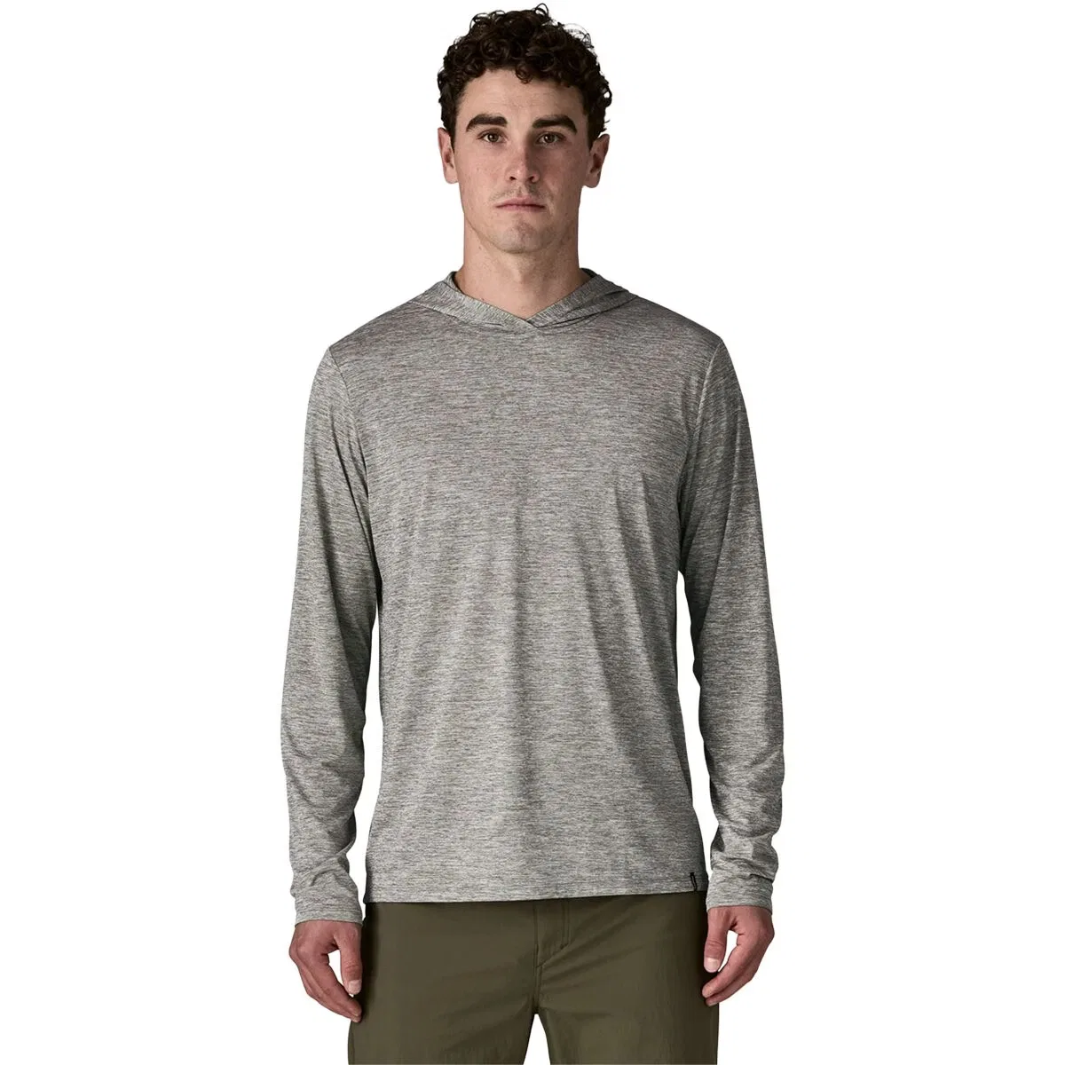 Мужская худи из полиэстера Patagonia, Feather Grey
