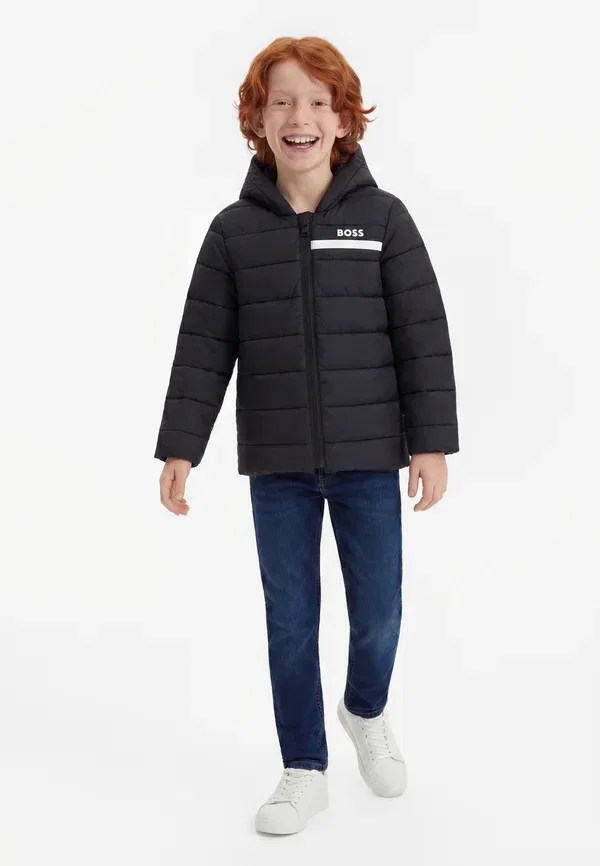 Пуховая куртка - зимняя куртка Boss Kidswear, черный