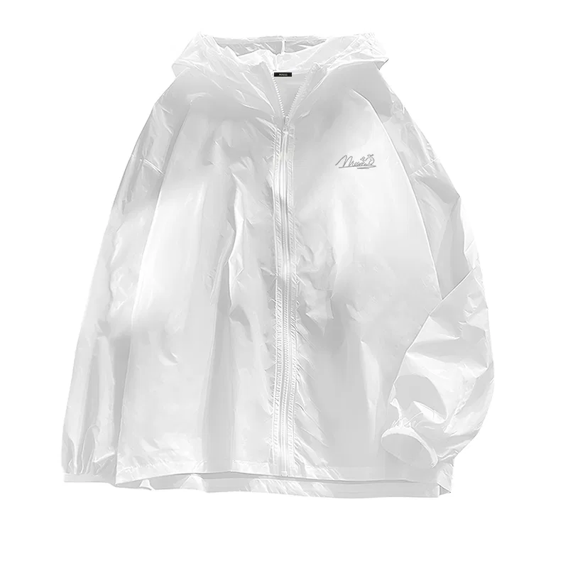 Детская защитная одежда от солнца с принтом MINISO, Light Blue (Mb Blue Gray Whale Chest Logo) — фото 3