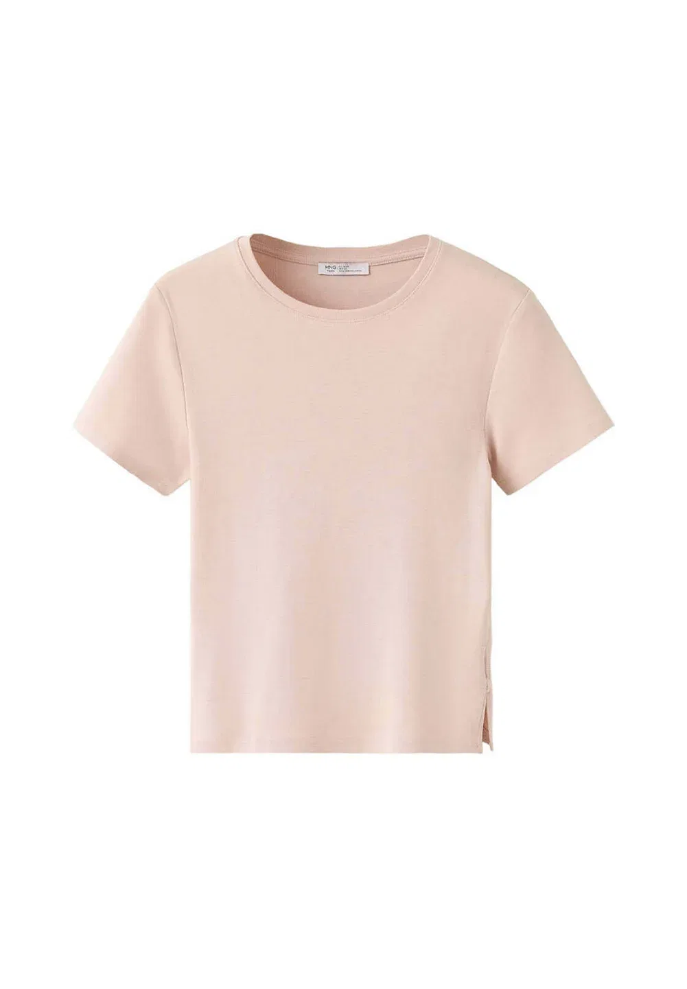Футболка с принтом для подростков Mango Kids, Light Pink — фото 3