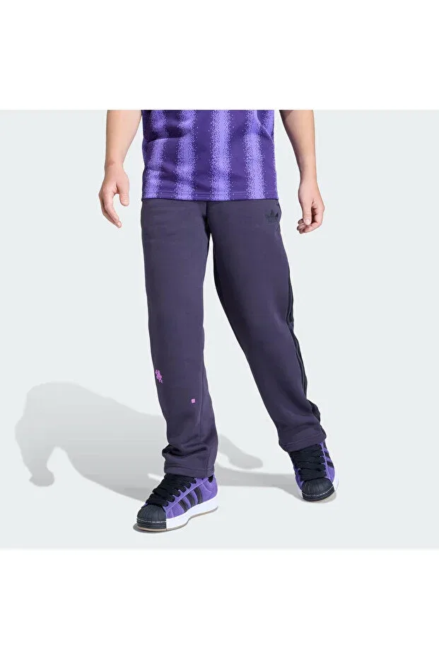 Детские спортивные штаны для девочек с принтом Adidas, Purple