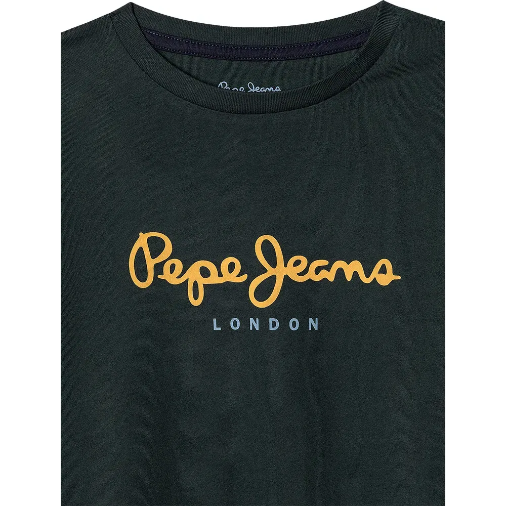 Детская футболка с длинным рукавом для мальчиков Pepe jeans, Green — фото 3