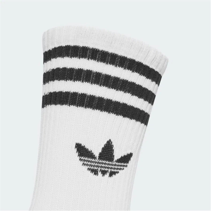 Комплект носков с принтом 3s Crew S 3p adidas, Белый — фото 3