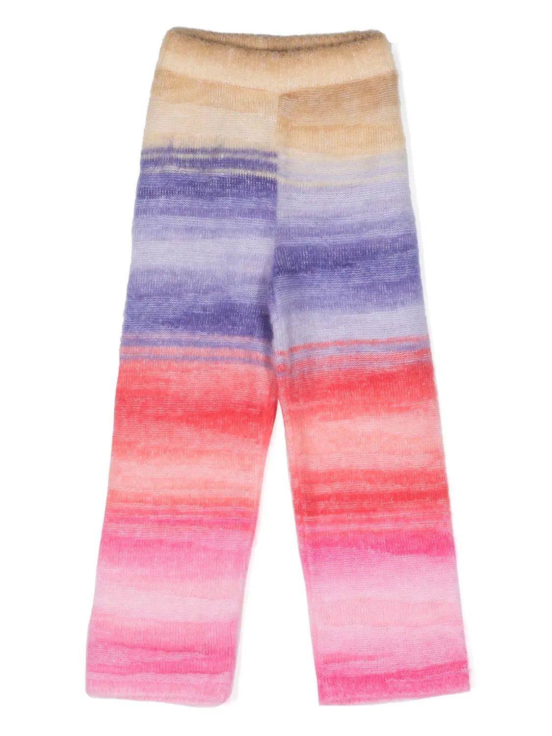 Брюки с градиентным эффектом и эластичным поясом Missoni, красный