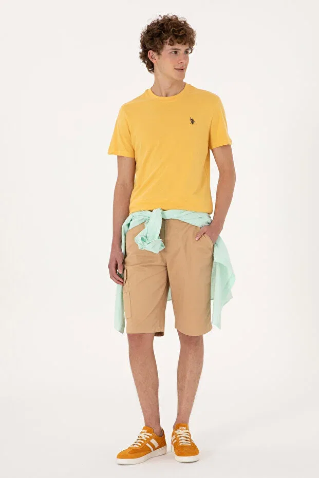 Мужские шорты прямого кроя U.S. Polo Assn., Camel