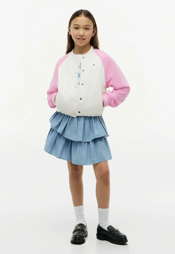 Юбка джинсовая A-line skirt Tommy Hilfiger, denim color