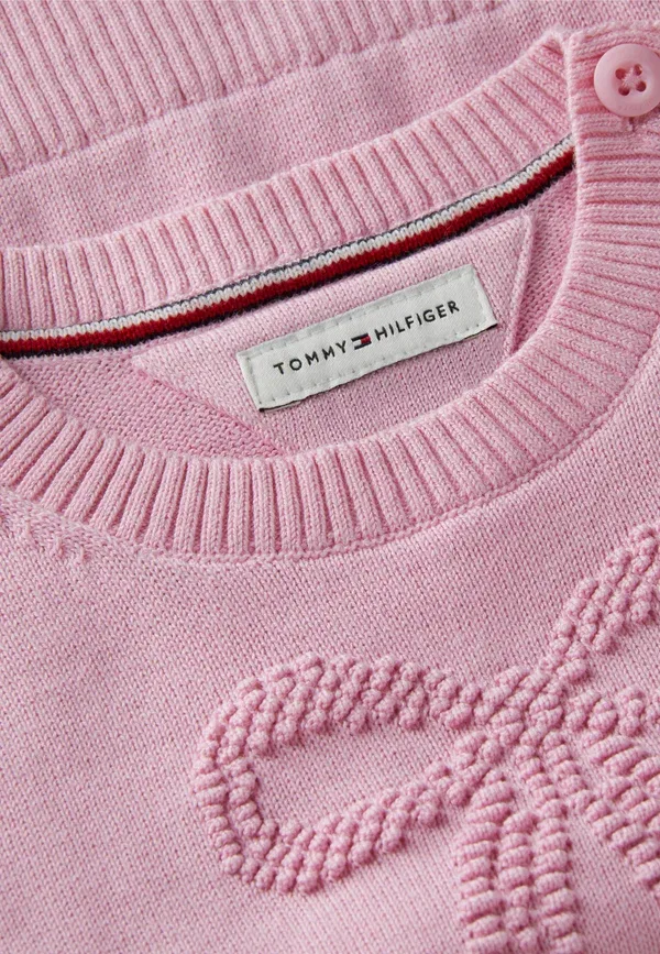 Джемпер хлопковый Tommy Hilfiger Classic Pink, розовый — фото 3