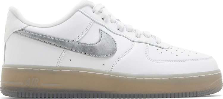 Кроссовки Nike Air Force 1 '07 Premium 'White Metallic Silver', белый - фото