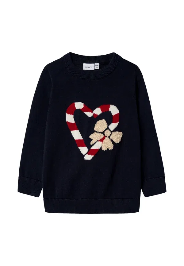 Джемпер с вышивкой Jumper Name It, blau, синий
