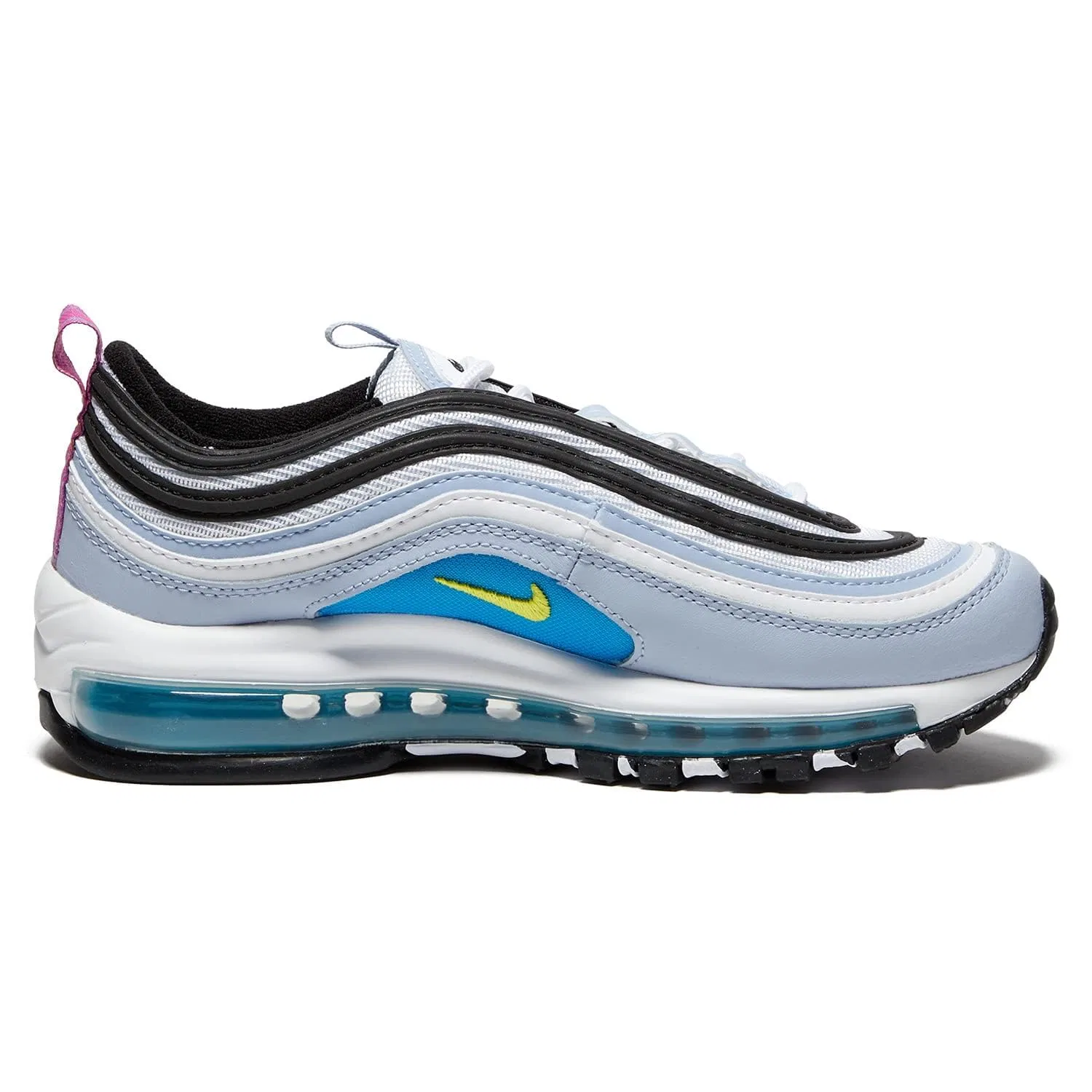 Детские кроссовки для мальчиков Nike Air Max 97 (GS), Blue Whisper Yellow Optical White — фото 2
