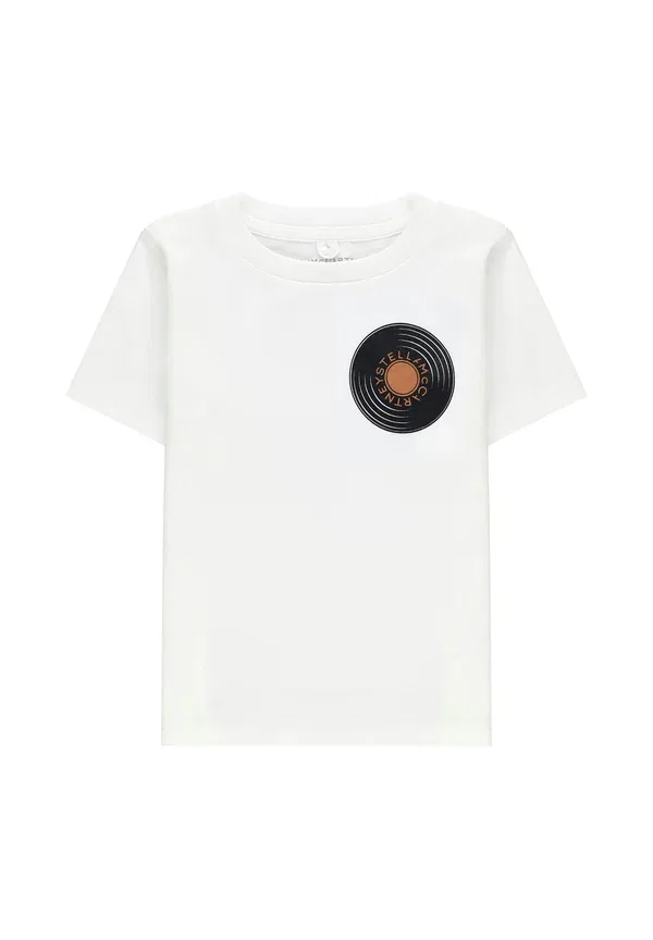 Футболка с принтом Print T-shirt Stella Mccartney Kids, белый