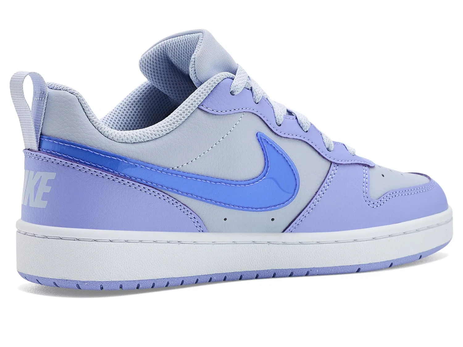 Кроссовки Court Borough Low (для больших детей) Nike Kids, Light Thistle/Lapis/Ghost/White — фото 4