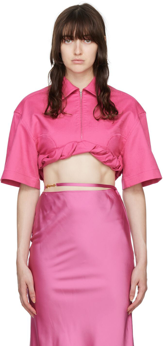 

Розовая рубашка Le Papier 'La Chemise Silpa' Jacquemus