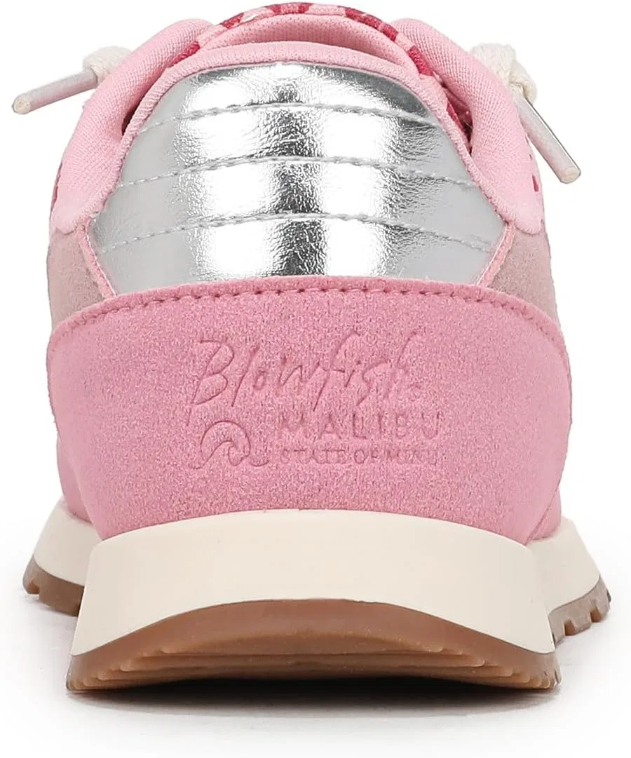 Детские кроссовки для девочек Valley 2-k Blowfish Malibu, Pink Leopard Print Faux Suede — фото 3
