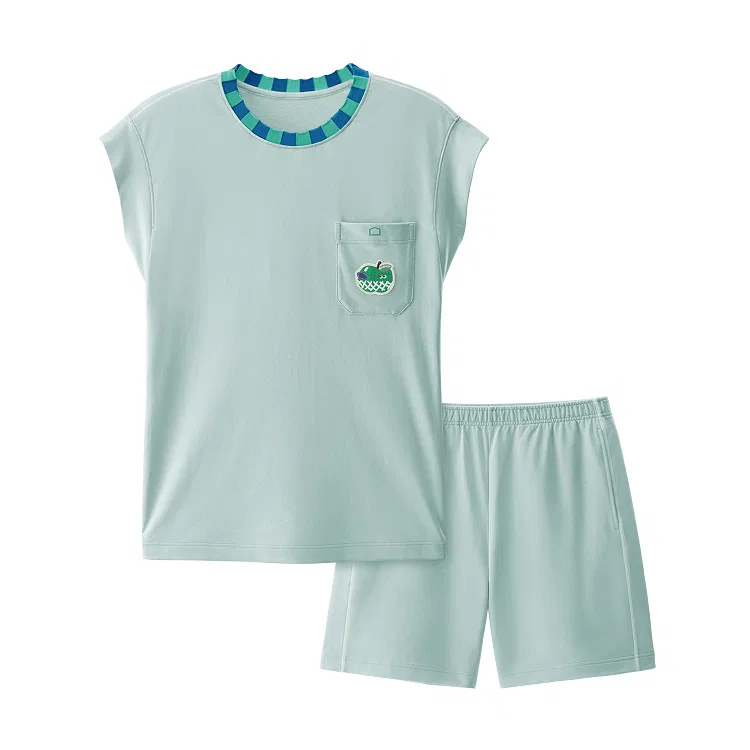 Детский комплект пижам BANANA IN, Moss Green Apple