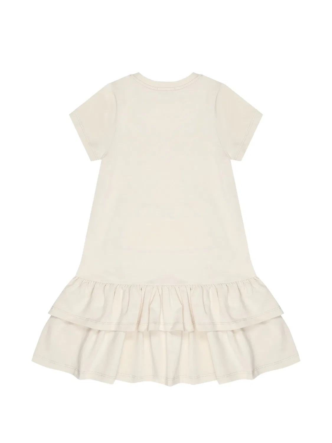 Платье с графичным принтом Aigner Kids, нейтральные цвета — фото 2