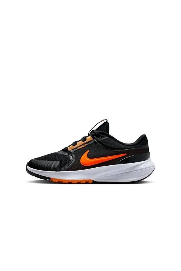 Детские кроссовки для девочек с принтом Star Runner 5 GS Nike, Black/Total Orange-Marakesh-Anthracite — фото 2