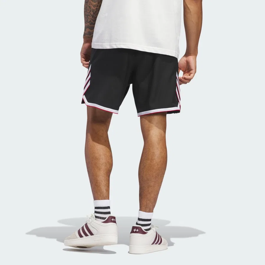 Шорты спортивные с принтом Crazy Lite adidas, Черно-белый — фото 2