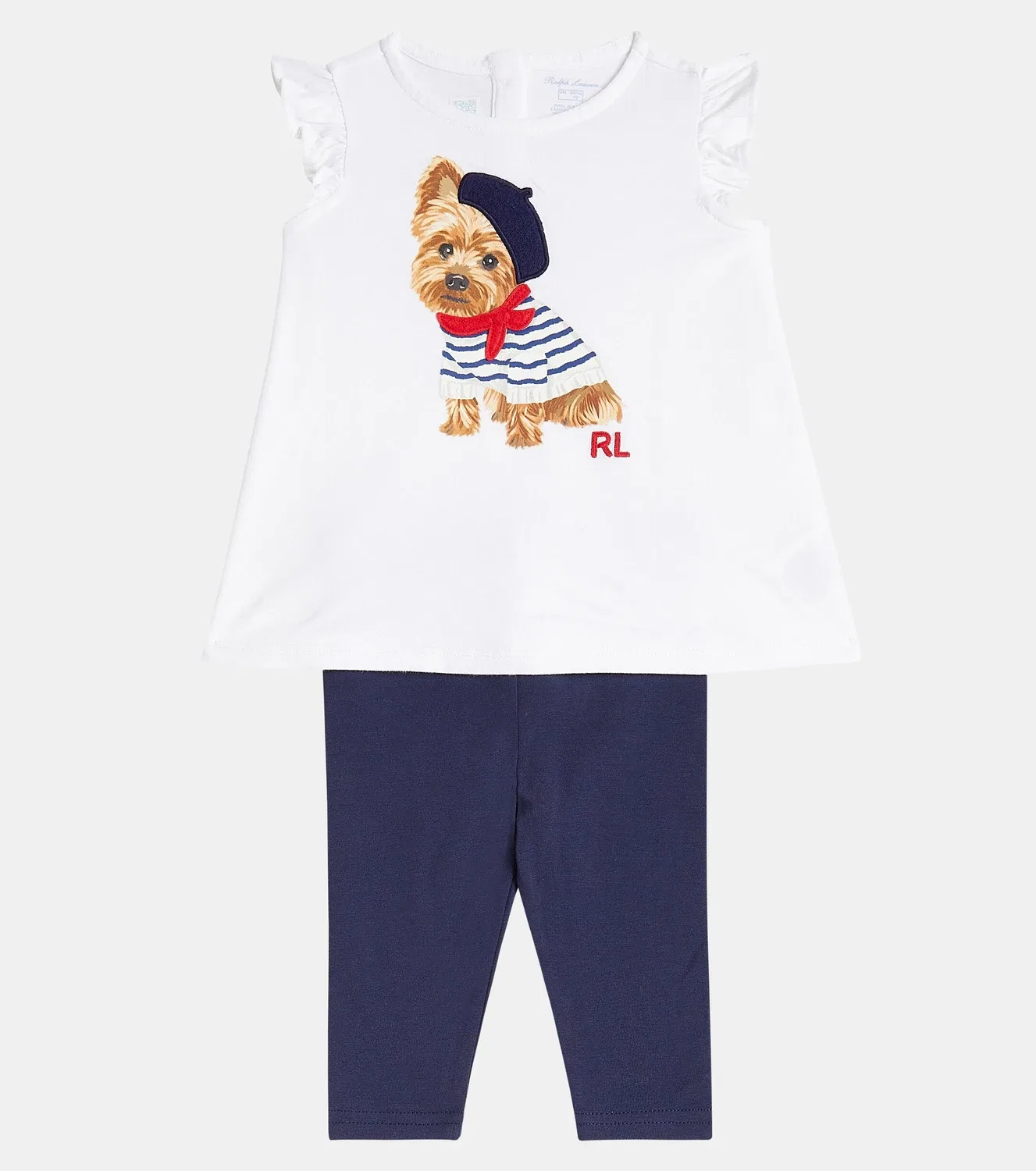 Комплект из топа и брюк для младенца Polo Ralph Lauren Kids, мультиколор — фото 2