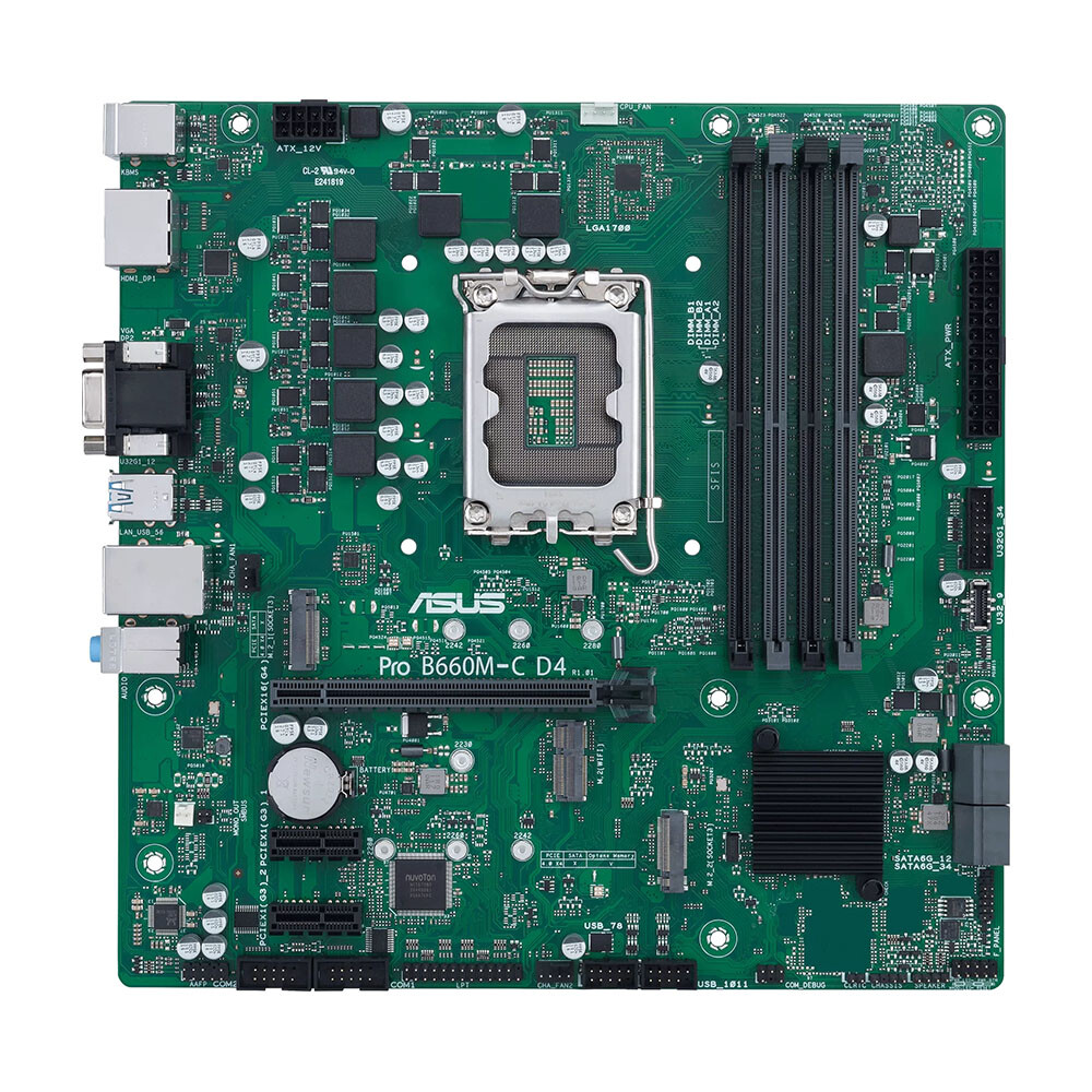 

Материнская плата ASUS Pro B660M-C D4-CSM, LGA1700, DDR4